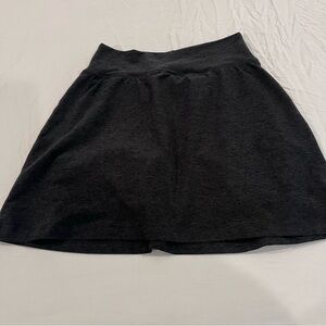 Beyond Yoga Charcoal Mini Skirt